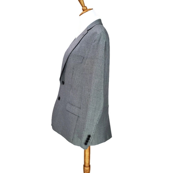 Lauren Ralph Lauren Mens Light Gray 2 Button Blazer Sports Coat Size 39R - Picture 4 of 12